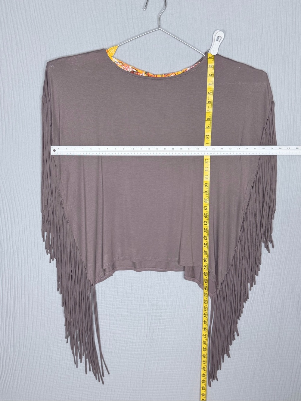 Three Bird Nest The Nest Showstopper Fringe Top NWT Boho Western Medium - Picture 7 of 9